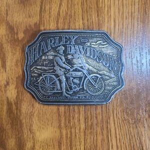 Harley Davidson Metal Belt Buckle
